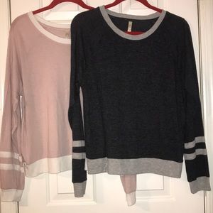 Two loose and soft shirts